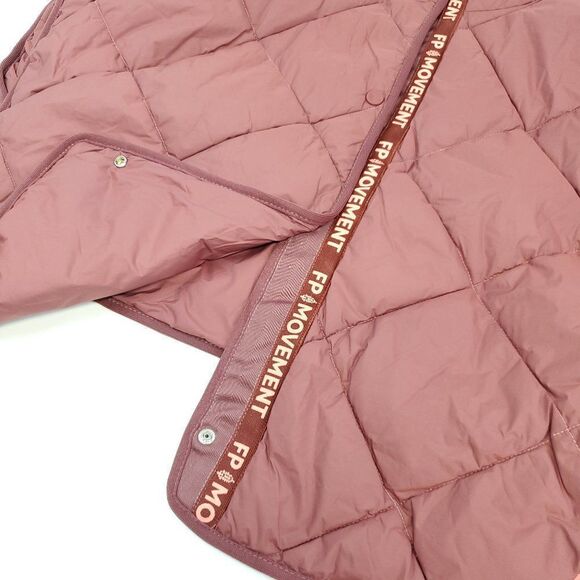 Free People Movement Chill Out Packable Puffer Poncho Scarf Vest One Size - Picture 6 of 15